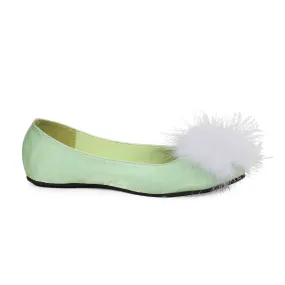 016-TINKER Flat Satin Pump