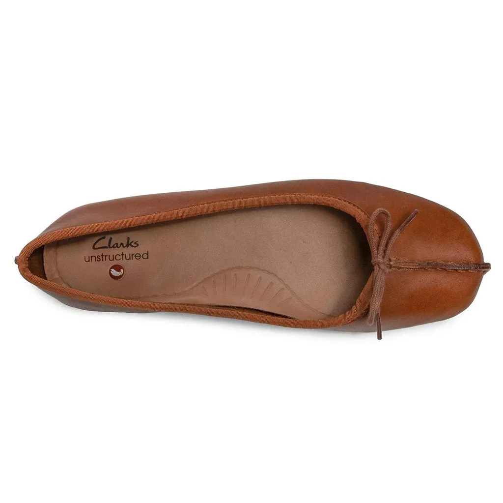 Clarks Freckle Ice Leather Women's Ballet Shoes