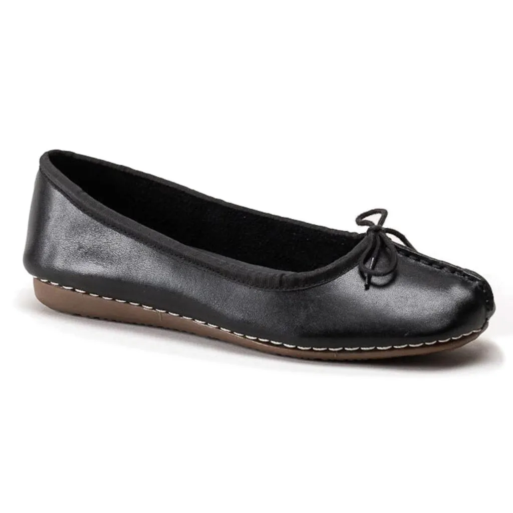 Clarks Freckle Ice Leather Women's Ballet Shoes