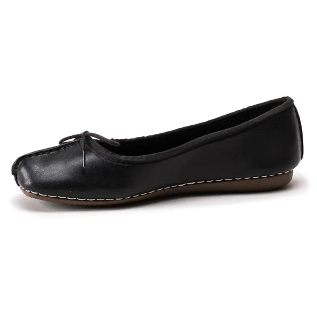 Clarks Freckle Ice Leather Women's Ballet Shoes