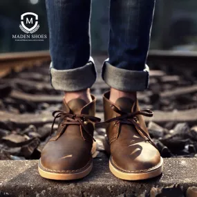 Comfortable Lace-up High Quality Leather Boots
