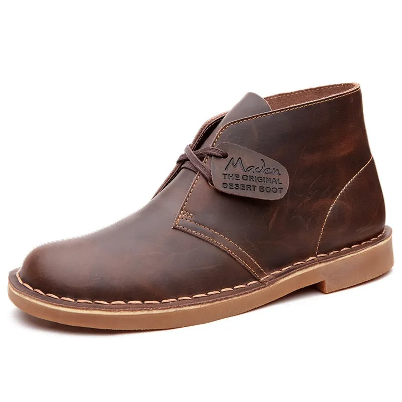 Comfortable Lace-up High Quality Leather Boots