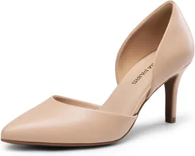 DREAM PAIRS Women's High Heel Closed Toe Dress Shoes Pumps Elegant Stiletto D'Orsay Slip On