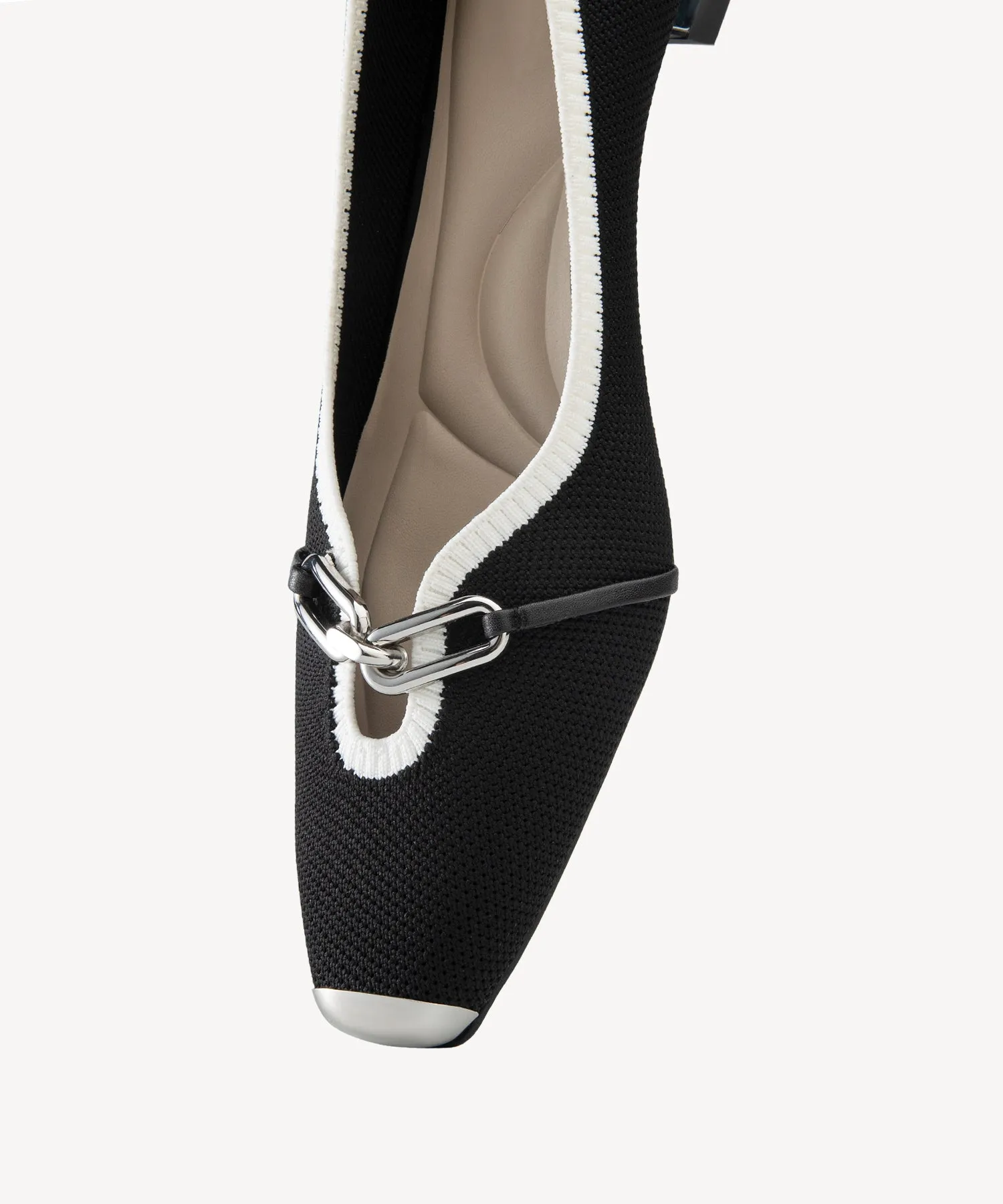 Elegant Square Toe Heeled Pumps