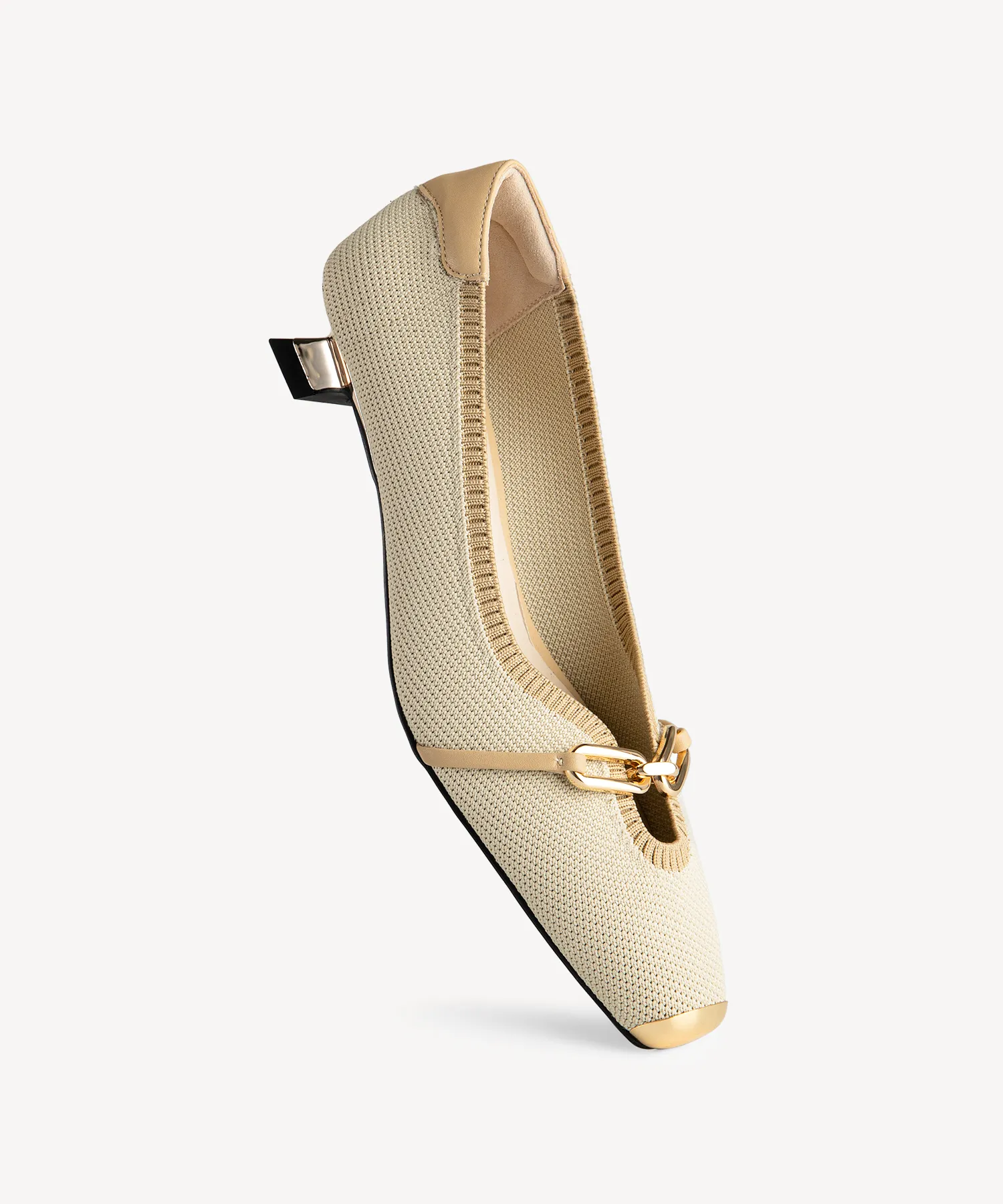 Elegant Square Toe Heeled Pumps