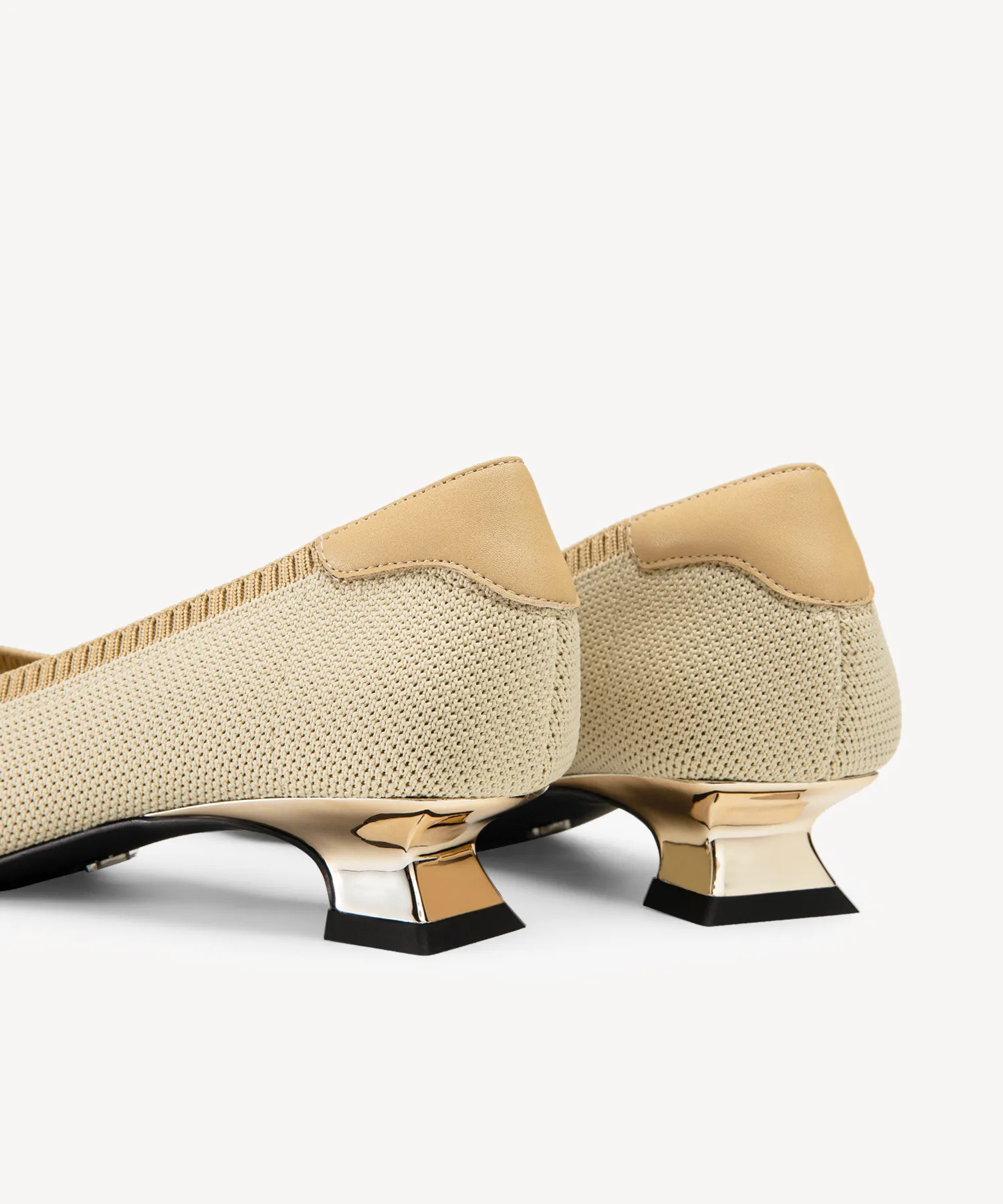 Elegant Square Toe Heeled Pumps