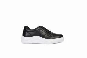 FOOT FEDERATION LACE-UP WOMEN'S SNEAKER BLACK