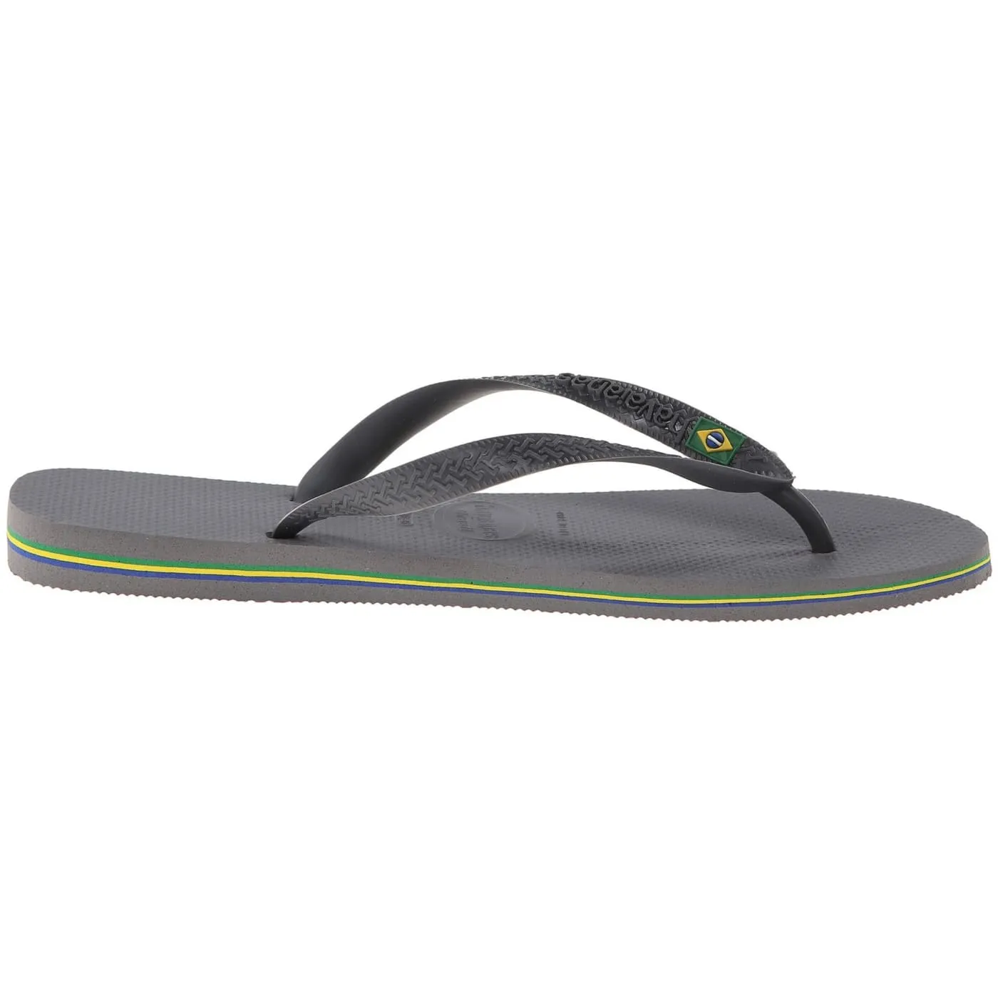 Havaianas Brasil Grey Womens New Summer Beach Flip Flops