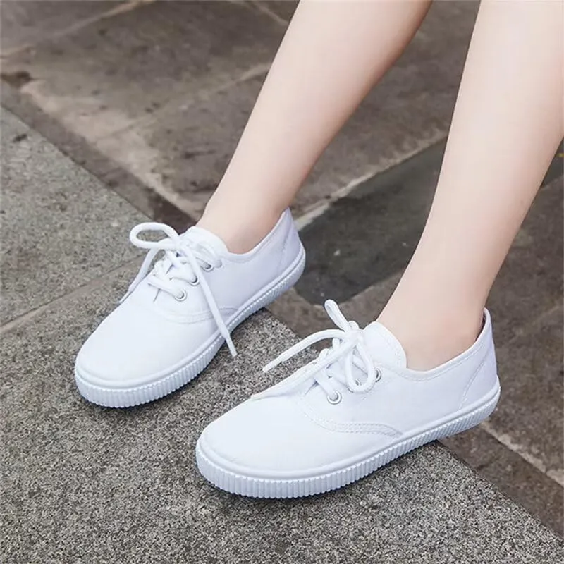Kids Boy Girl White Casual Sport Shoes for School Walking Running