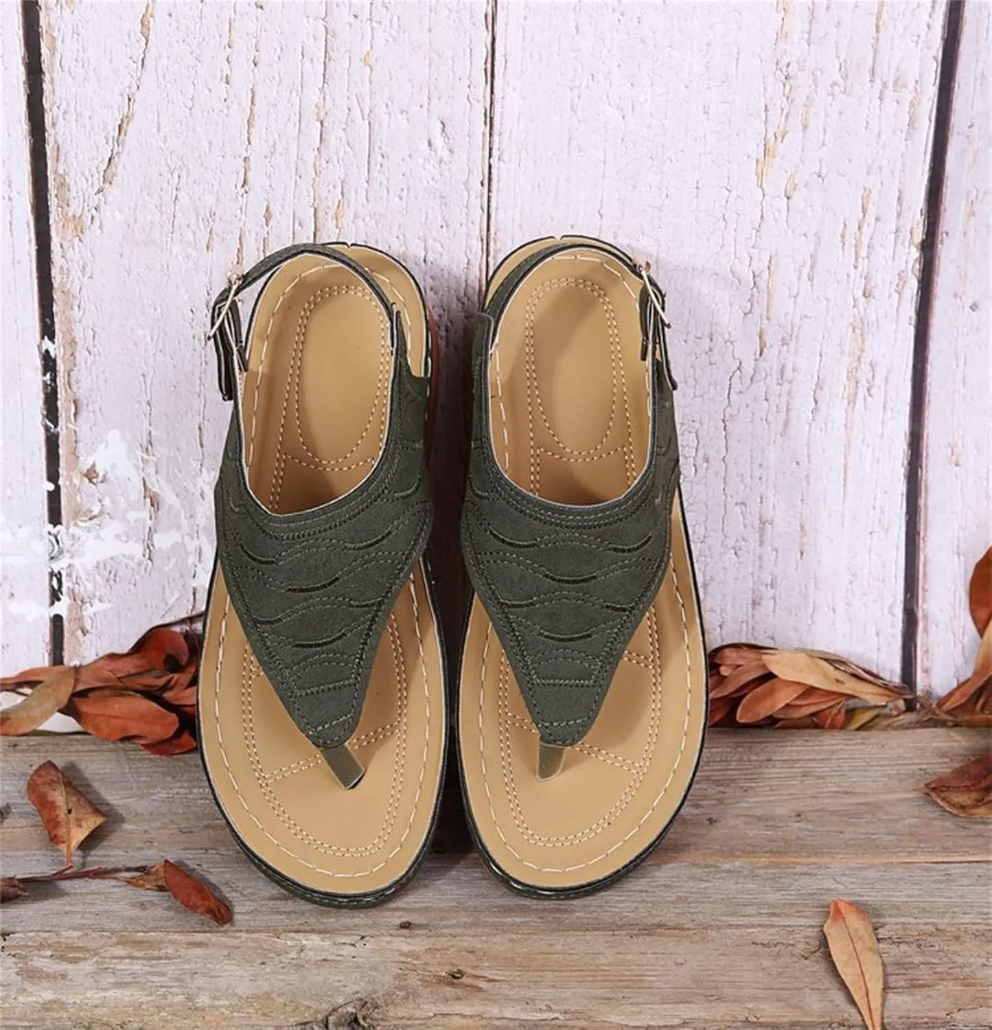 Ladmiple Summer Sandals For Women 2023 Trendy Dressy Orthotic Flip Flops Slip On Orthopedic Slippers with Arch Support