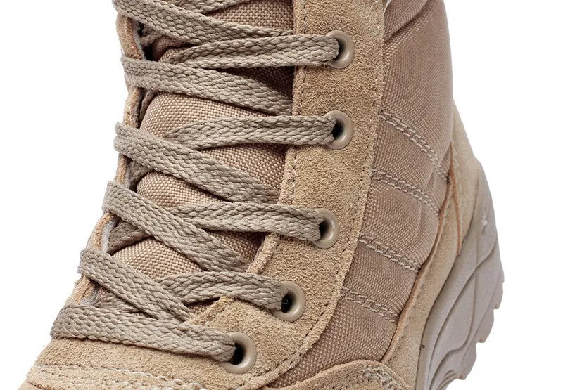 Men's Comfortable Solid Color Army High Boots