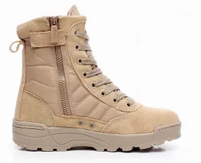 Men's Comfortable Solid Color Army High Boots