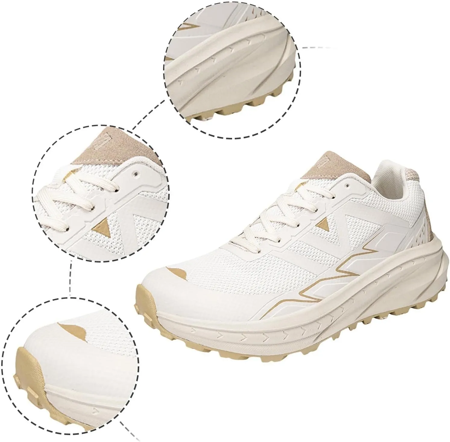 Men's Spring and Summer Fashion Mesh Lace Up Inside Increase 5cm Sneakers Comfortable Breathable Mens Sneaker Slippers