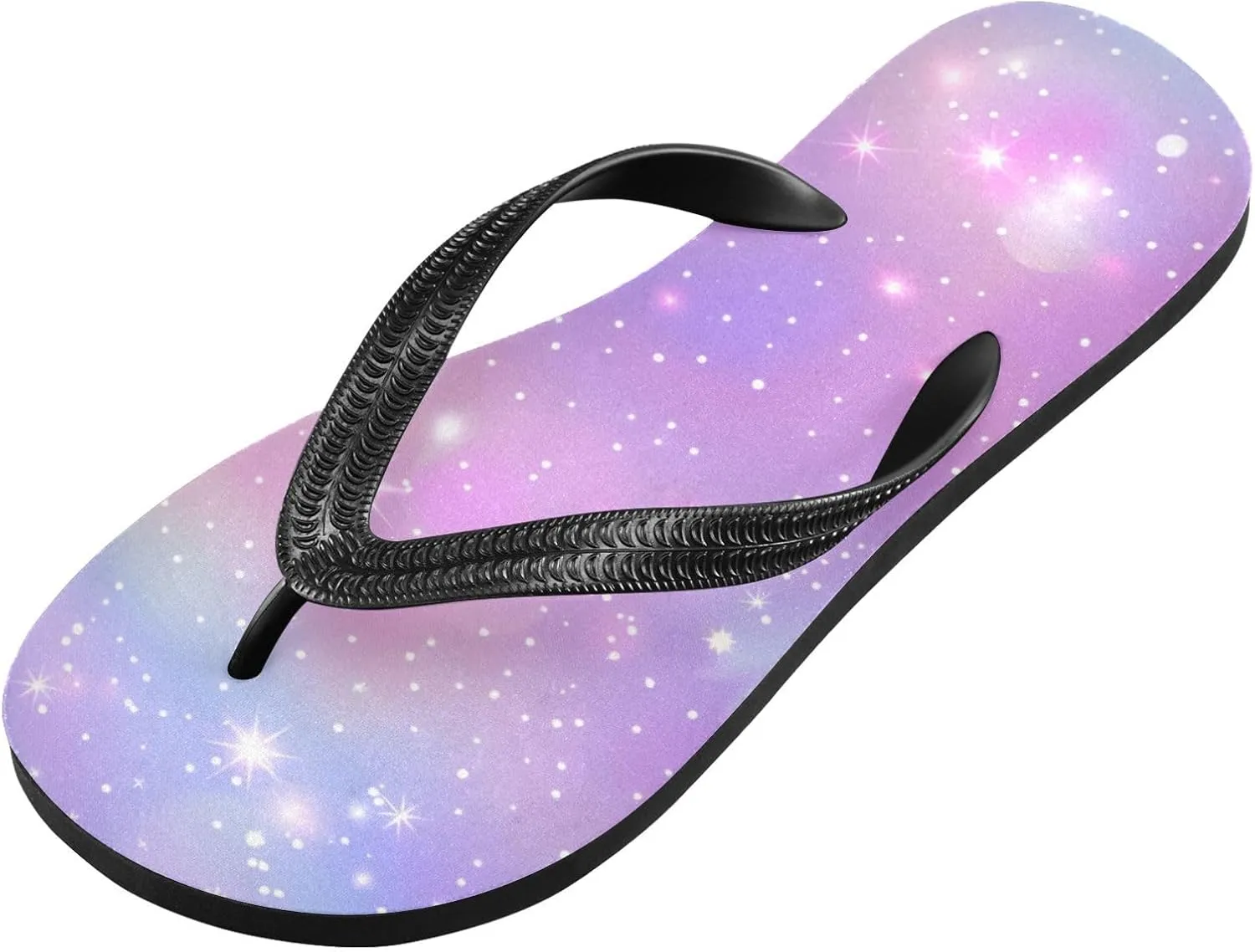 MNSRUU Flip Flops for Women Men Panda Rainbow Flip Flops Womens Slides Men Sandals Shower Slippers Summer Non-Slip Flipflops for Swim Beach Bathroom, XS