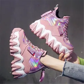 Party Sneakers women's shoes Height increase | Brodtica.com