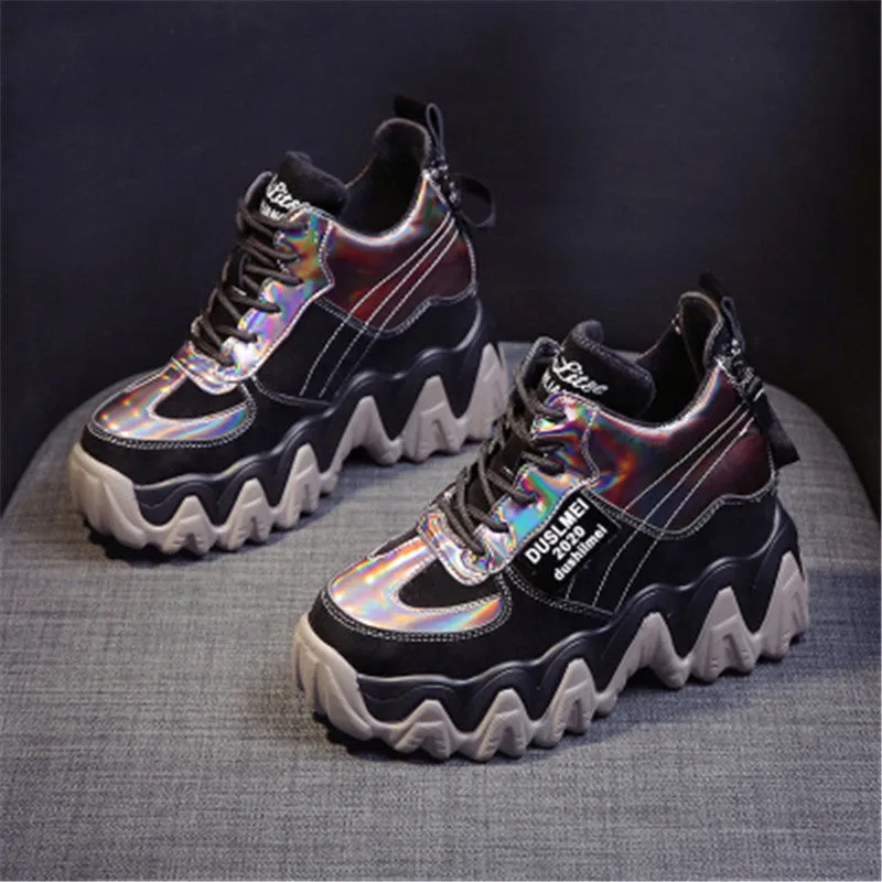 Party Sneakers women's shoes Height increase | Brodtica.com