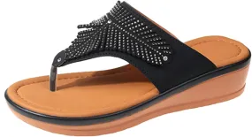 SBGMoSJ Slippers for Women Plantar Fasciitis Orthopedic Wedges for Women Comfortable Wedges for Women Soft High Heel Sandals for Women Comfortable Womens Flip Flops Gold Sandals Women
