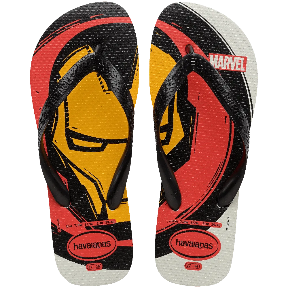 Top Marvel Logomania Flip Flops