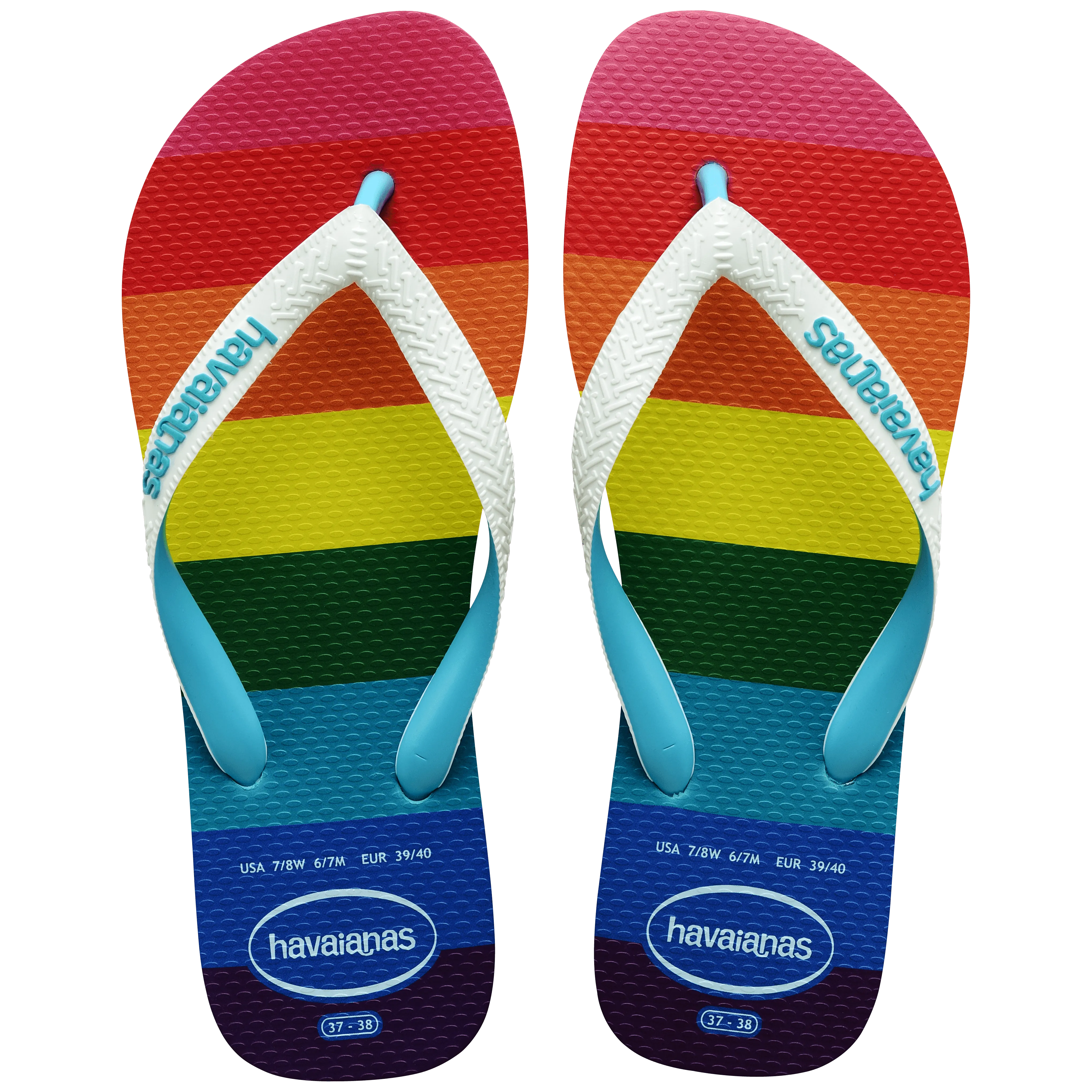 Top Pride Allover Flip Flops