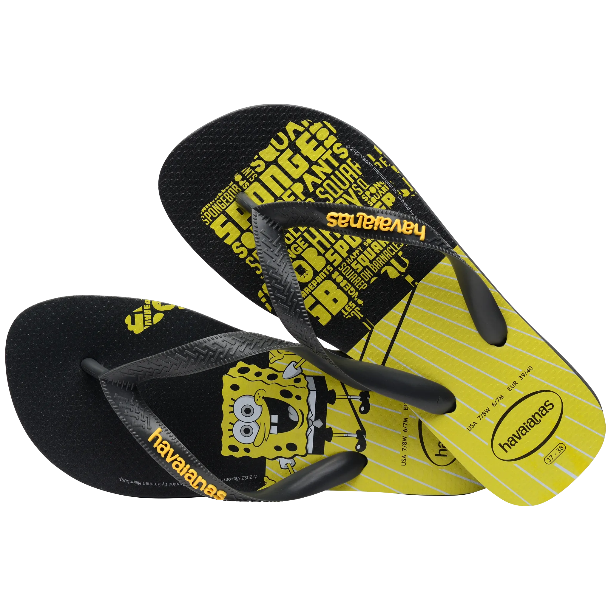 Top SpongeBob Flip Flops