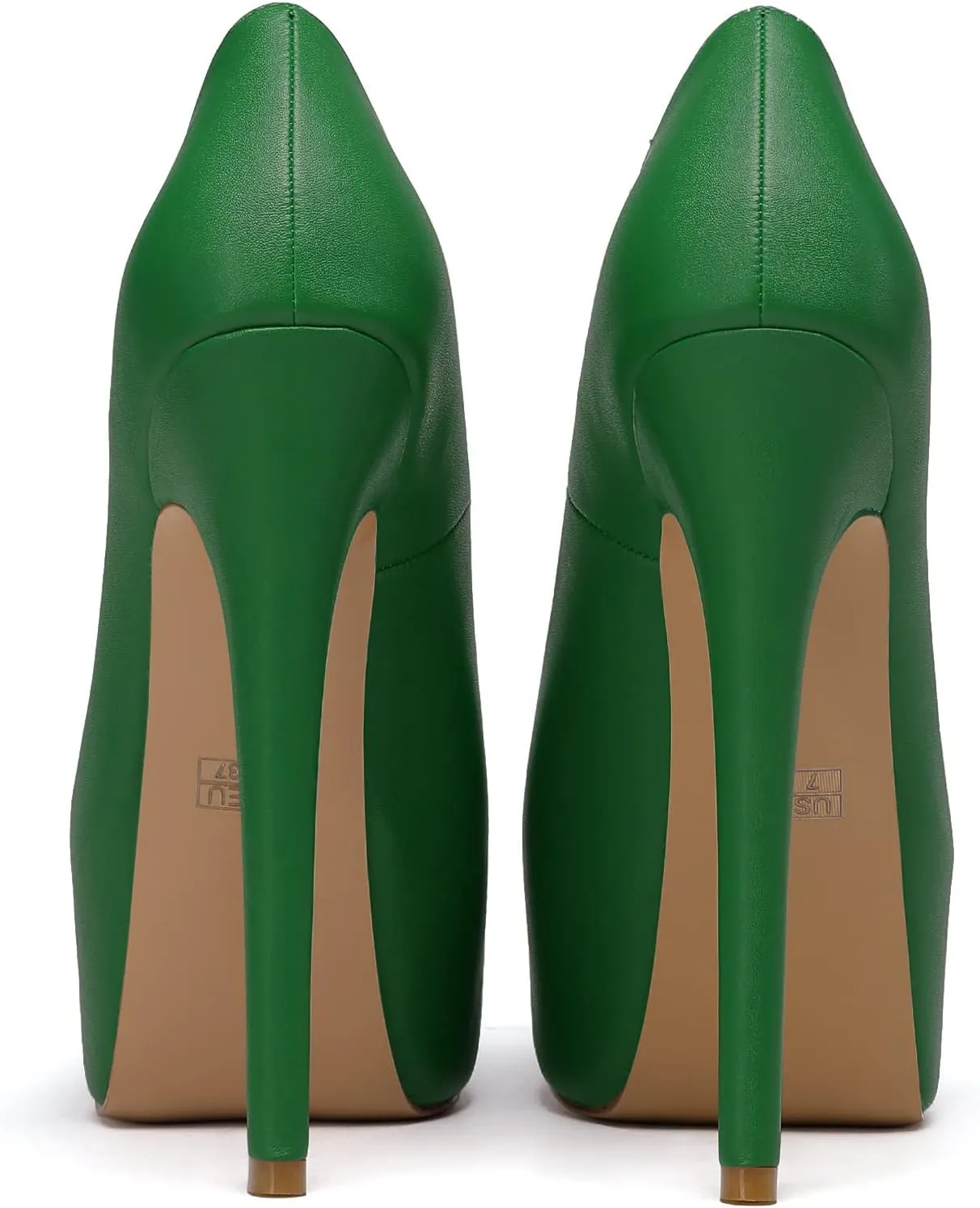 YODEKS Women's Round Toe Platform High Heels Pumps Slip On Elegant Dress Shoes
