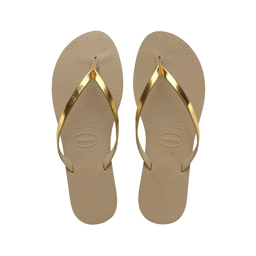 You Metallic Sandals